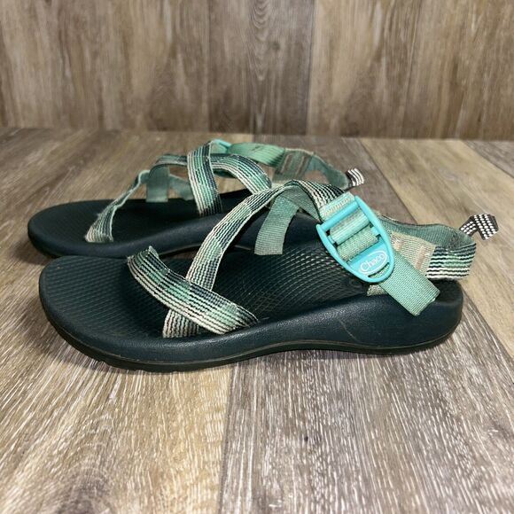 Womens US Size 5 Chaco Teal Green Sandal Strappy Active Hike Water Shoes EU 36 - Picture 5 of 11